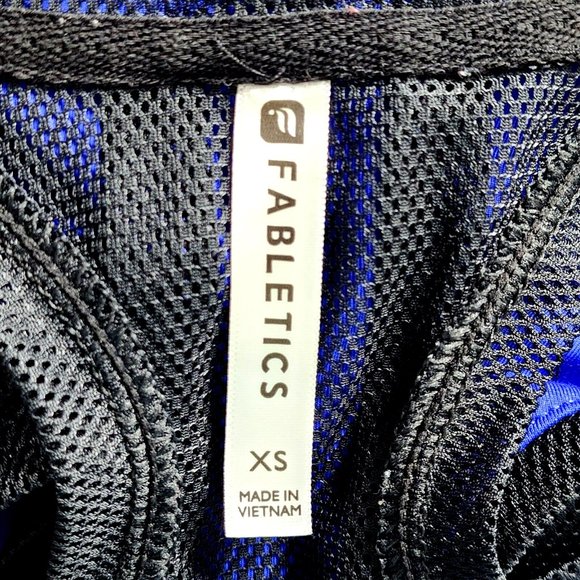 Fabletics Royal Blue Mosa Maxi Dress Mesh Racerback All Way Stretch - Picture 6 of 8